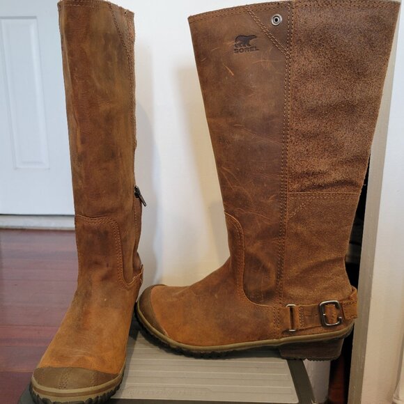 Sorel slimboot tall leather heeled boot - Picture 1 of 1